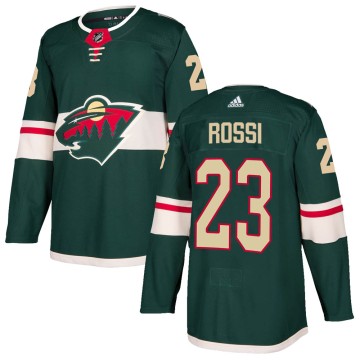 Authentic Adidas Men's Marco Rossi Minnesota Wild Home Jersey - Green