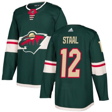Authentic Adidas Youth Eric Staal Minnesota Wild Home Jersey - Green