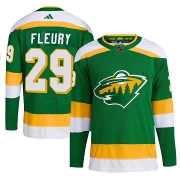 Authentic Adidas Youth Marc-Andre Fleury Minnesota Wild Reverse Retro 2.0 Jersey - Green
