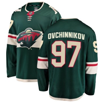 Breakaway Fanatics Branded Men's Dmitry Ovchinnikov Minnesota Wild Home Jersey - Green