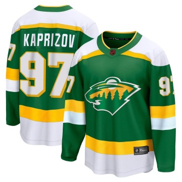 Breakaway Fanatics Branded Men's Kirill Kaprizov Minnesota Wild Special Edition 2.0 Jersey - Green