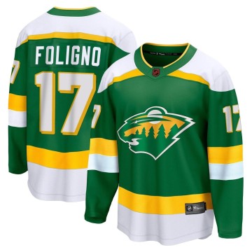 Breakaway Fanatics Branded Men's Marcus Foligno Minnesota Wild Special Edition 2.0 Jersey - Green