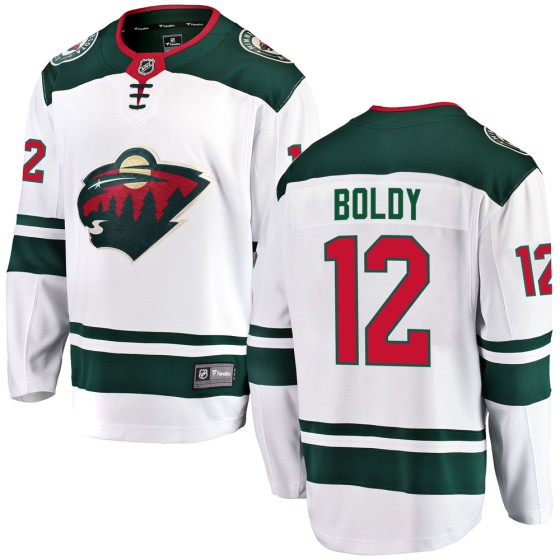 Breakaway Fanatics Branded Men's Matt Boldy Minnesota Wild Away Jersey - White