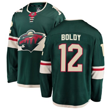 Breakaway Fanatics Branded Men's Matt Boldy Minnesota Wild Home Jersey - Green