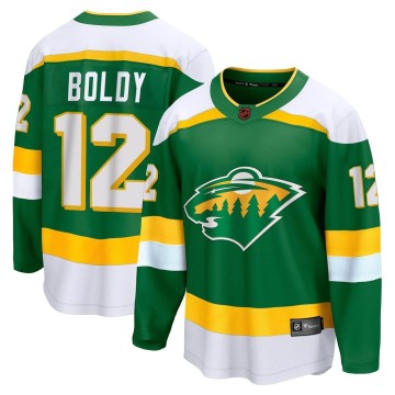 Breakaway Fanatics Branded Men's Matt Boldy Minnesota Wild Special Edition 2.0 Jersey - Green
