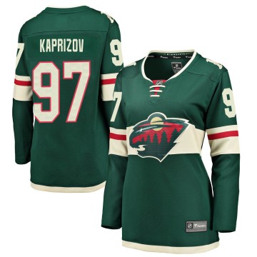 Breakaway Fanatics Branded Women's Kirill Kaprizov Minnesota Wild Home Jersey - Green