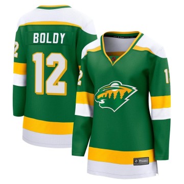 Breakaway Fanatics Branded Women's Matt Boldy Minnesota Wild Special Edition 2.0 Jersey - Green