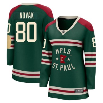 Breakaway Fanatics Branded Women's Pavel Novak Minnesota Wild 2022 Winter Classic Jersey - Green